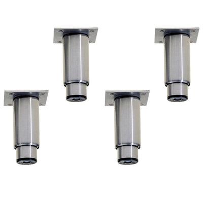 Set 4 verstellbare Füße aus Edelstahl 130/200 mm für Schränke - PRX4-REH